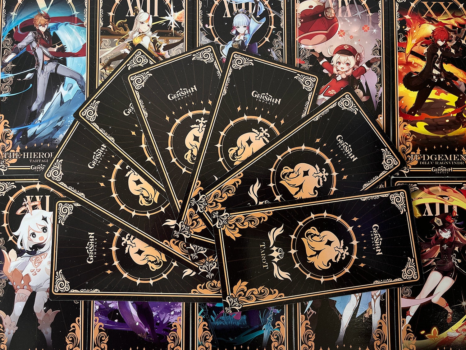 Genshin Impact Tarot22 Greater Arcanasecond Element Tarot Etsy Australia