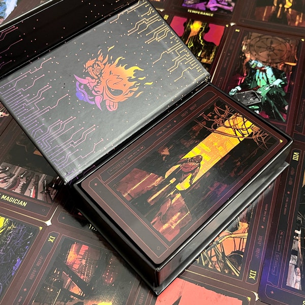 Cyberpunk 2077 Tarot Cards Etsy