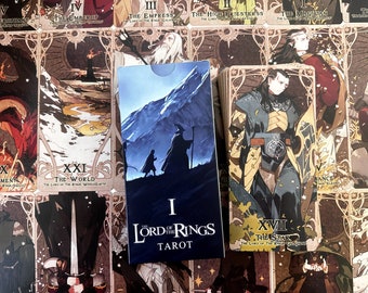 The Lord of the Rings Tarot Cards -78 Official Edition: A Mysterious Journey with Hobbits Frodo Baggins
