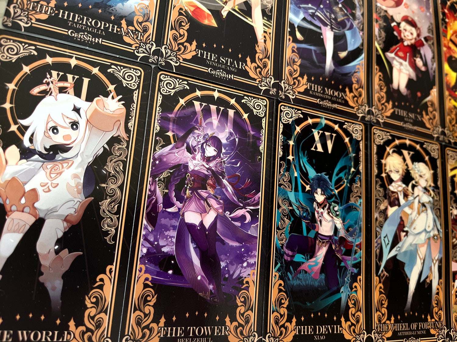 Genshin Impact Tarot22 Greater Arcanasecond Element Tarot Etsy Australia