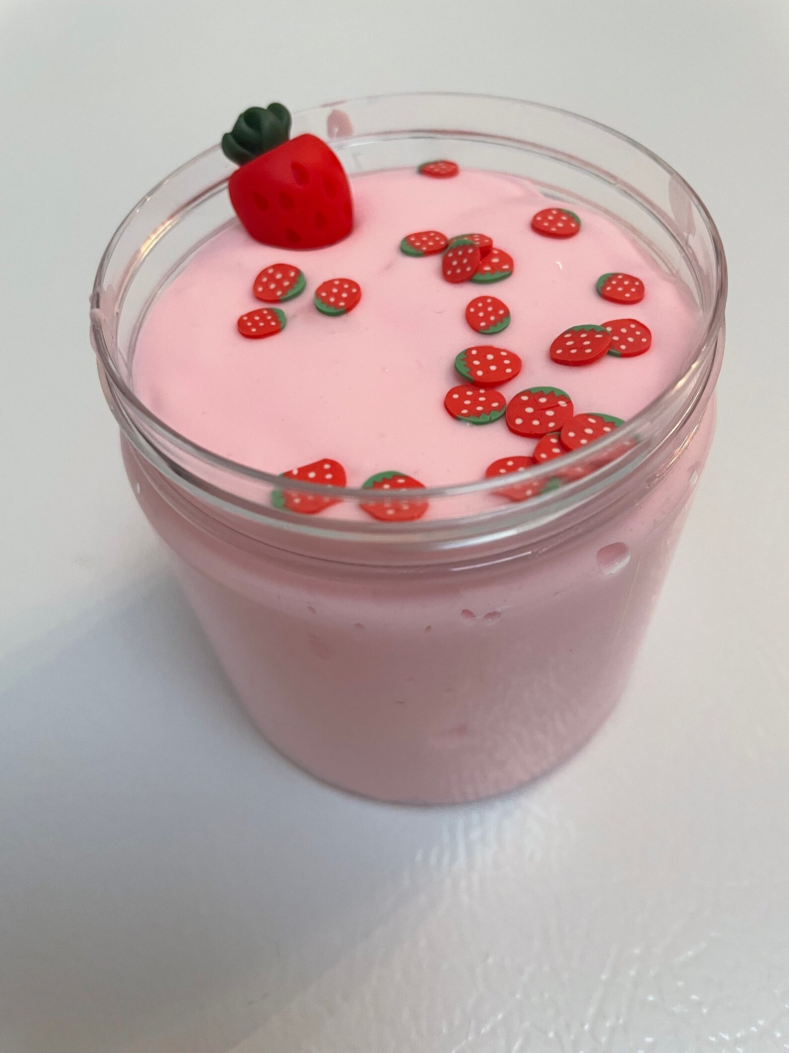 Strawberry Milkshake Butter Slime Etsy