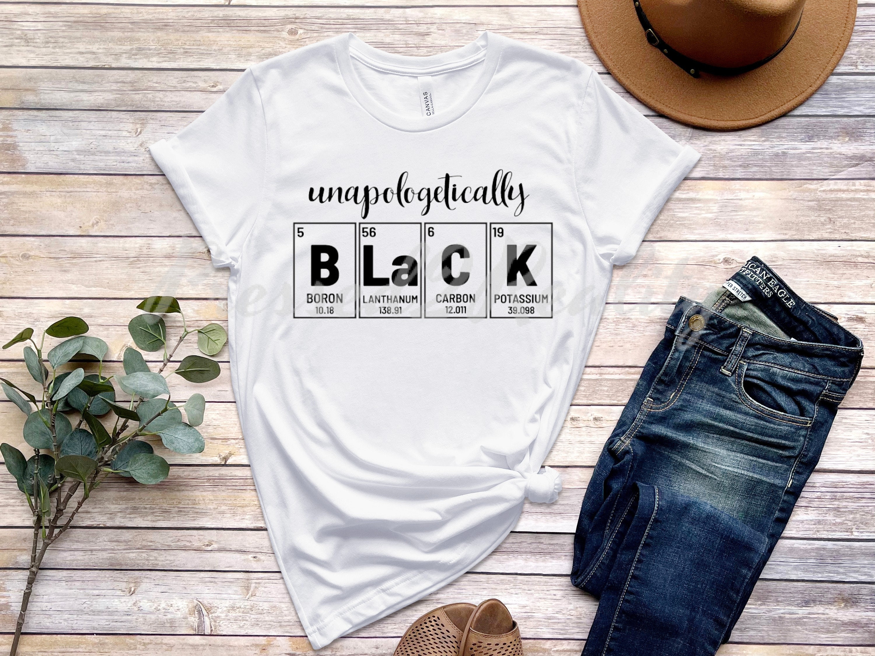 Unapologetically Black Svg Png Jpg Periodic Table Black - Etsy