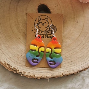 LGBTQ+ Earrings Rainbow | Rainbow Flag | Pride Earrings | LGBTQ+ Jewelry | Rainbow Earrings | Pride Month