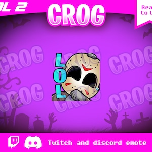 Emotka Twitch | Słodkie emotikony Twitch Horror | Emotka Jasona | emotka horroru | emotka DBD