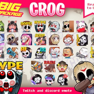 Twitch Emote | mix BIG PACKAGE Cute Horror Emote | dbd emote