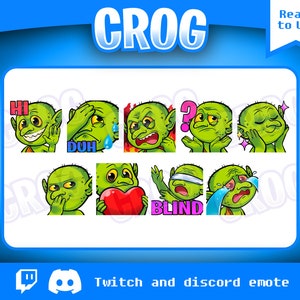 Twitch Emote | 9x Niedliche Goblin Twitch Emotes Paket