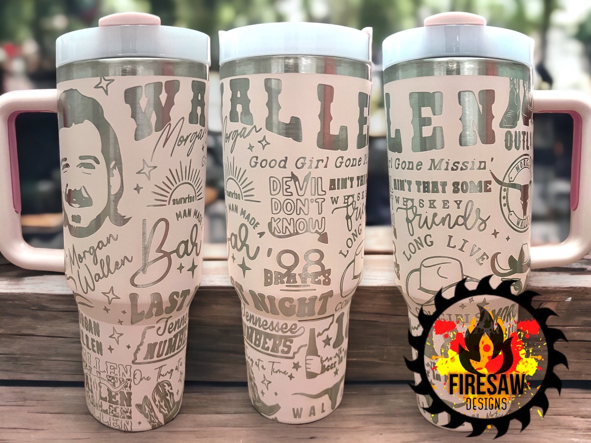 Stanley Engraved Tumbler, Country Singer Tumbler, 40oz Tumbler