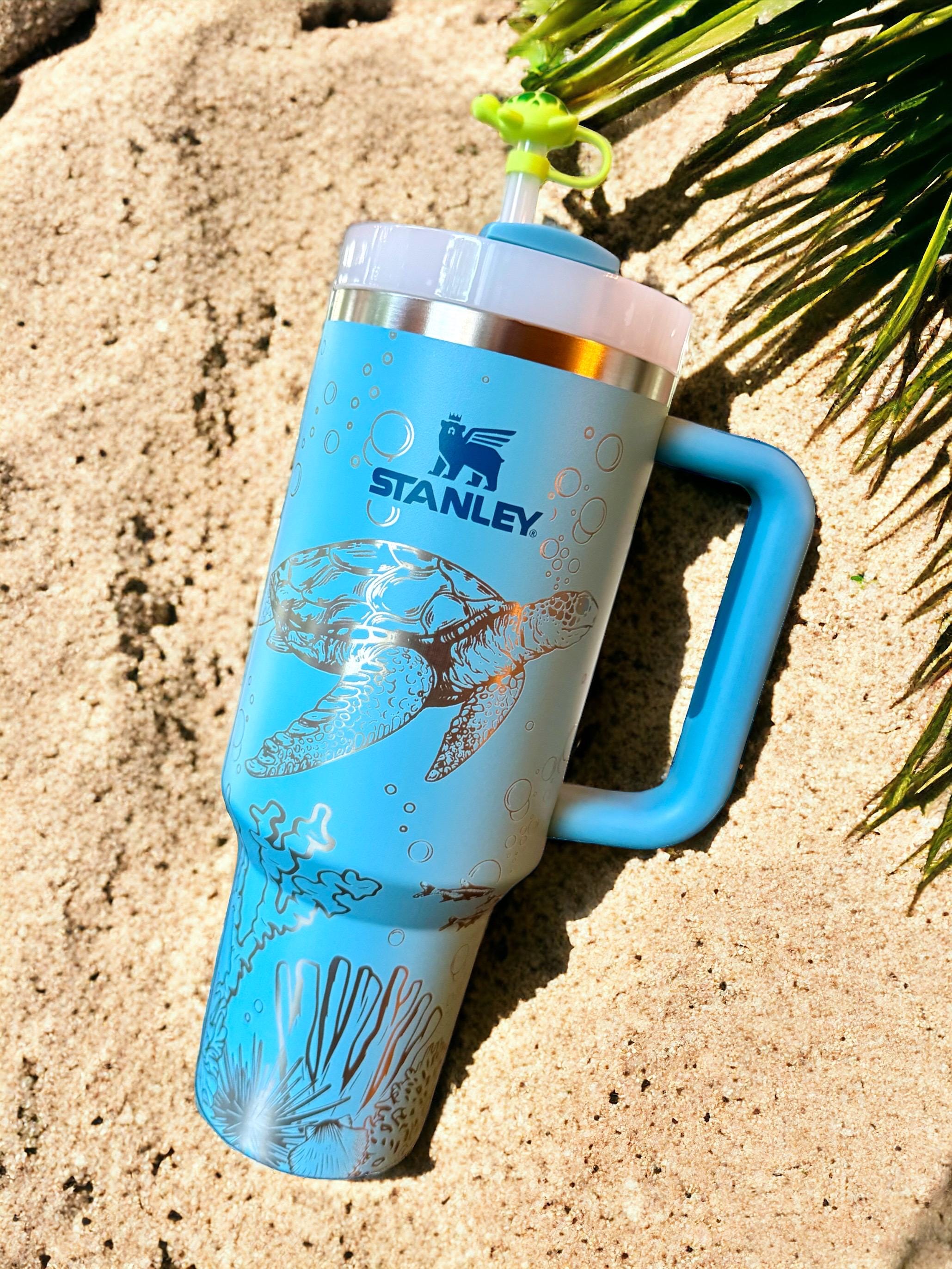 Laser Engraved Sea Turtle Stanley Tumbler 30or 40oz Travel Cup - Etsy