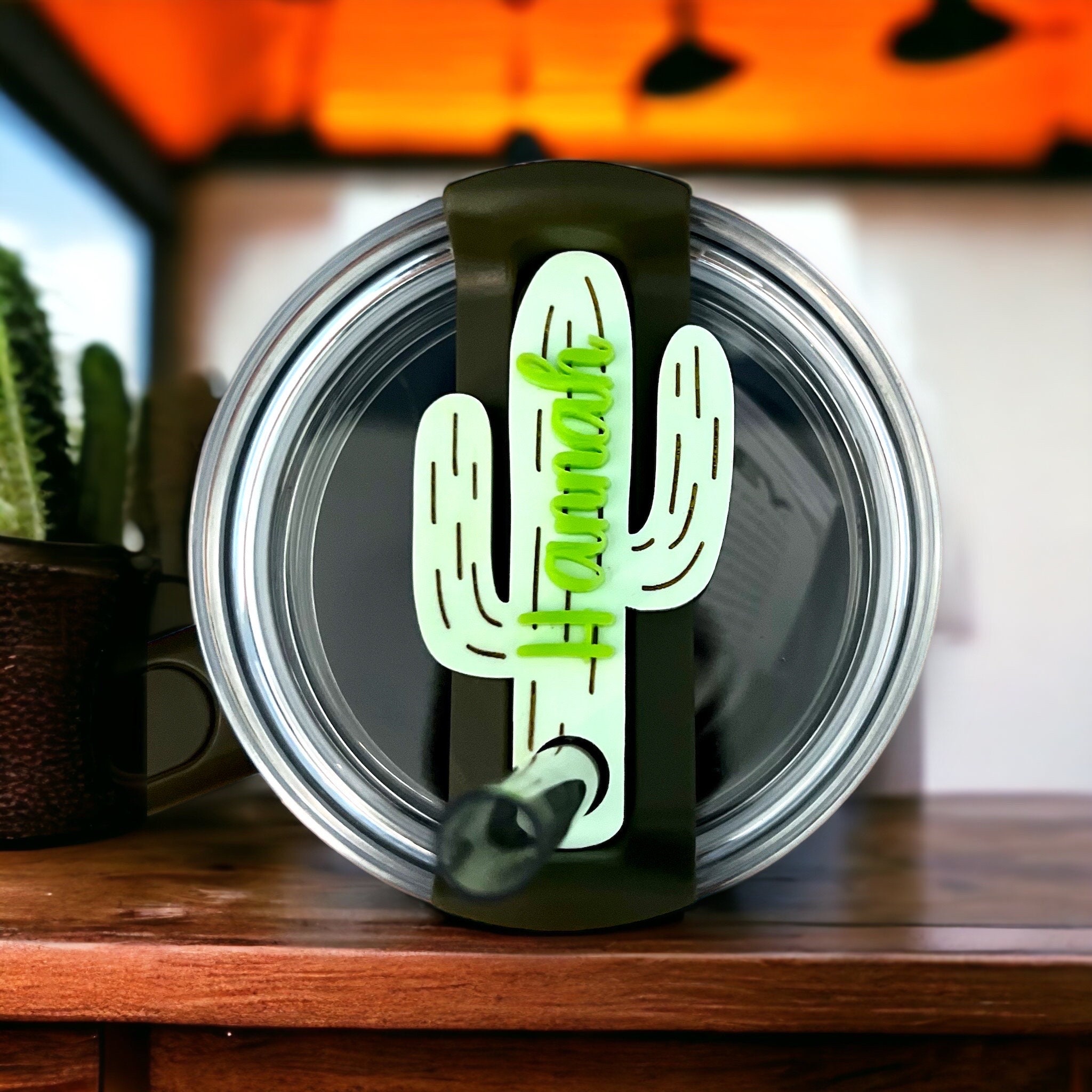 Straw Topper Cactus, Stanley Cup 40 Oz Tumbler Cover, Reusable Stanley  Accessories, Arizona Cactus Gifts, Crazy Plant Lady Gifts 