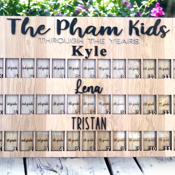 School Years Picture Frame - Etsy