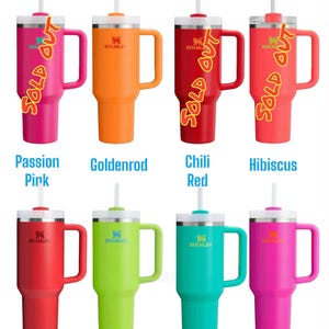 Stanley Quencher Tumbler 30oz or 40oz – Laser Engraved Coquette Bow Design – Gift for Her image 10