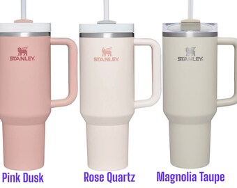 NEW w/ Box Stanley QUENCHER H2.0 FLOWSTATE™ TUMBLER | 40 OZ ROSE QUARTZ