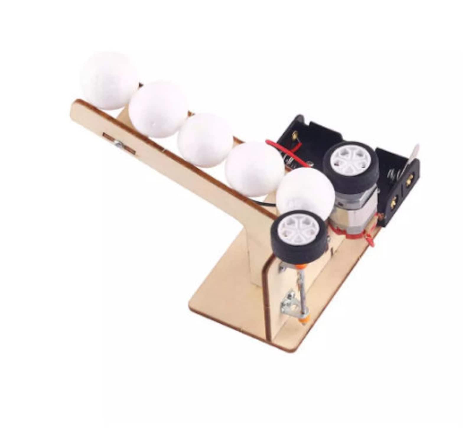 DIY Ping Pong Ball Throwing Machine Science Experiment Toy Etsy
