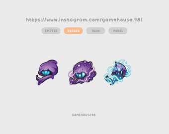 Twitch Badges Chibi Omen Twitch Badges Pack Kawaii