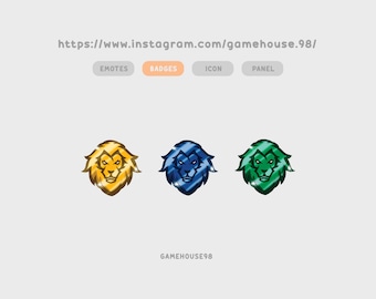Insignias de Twitch León, Insignias de Twitch Pack Kawaii