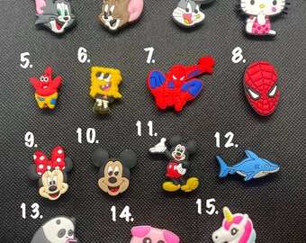 tom and jerry croc charms