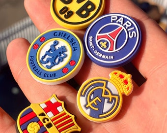 soccer croc charms