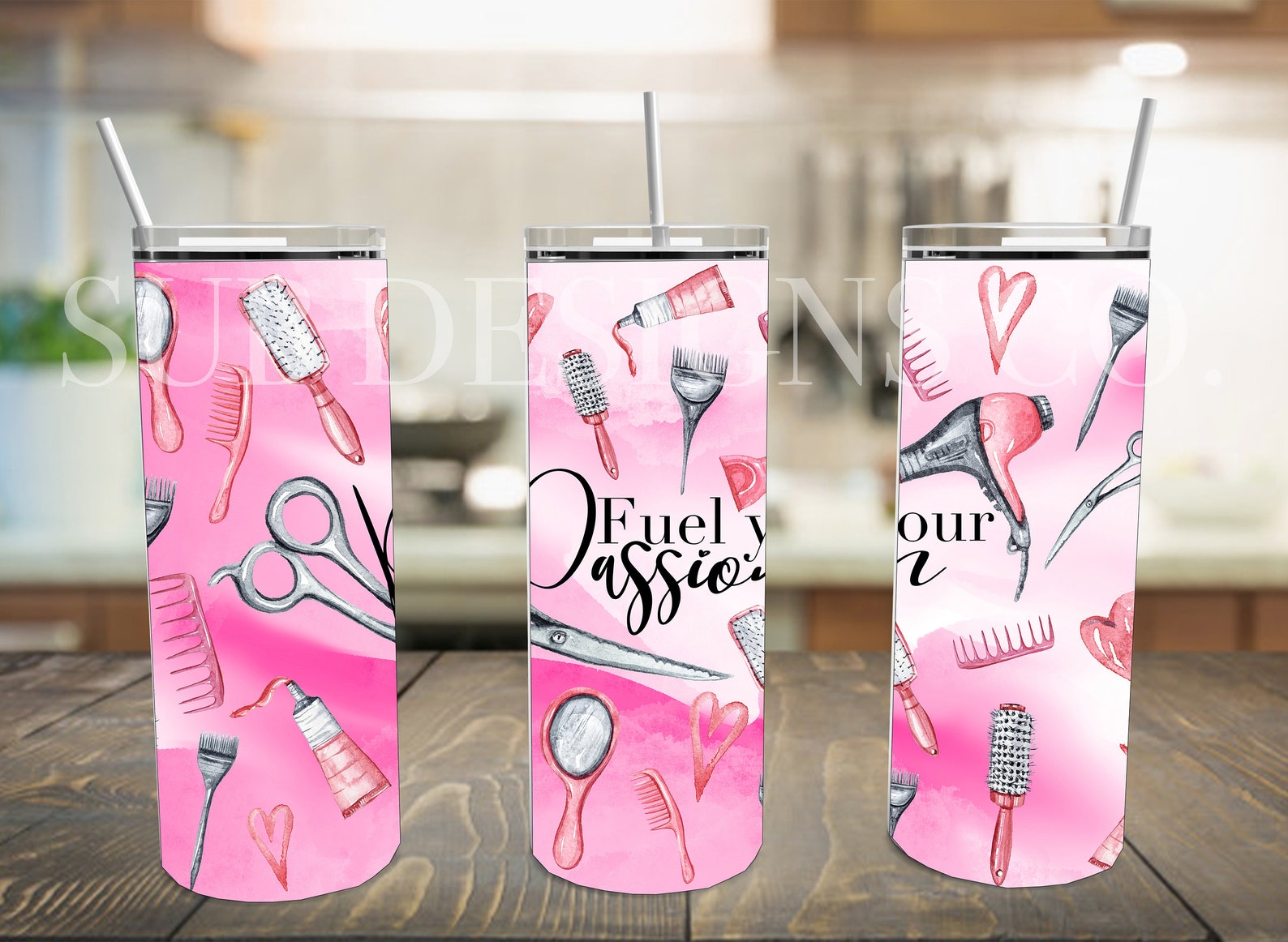 Hairdresser tumbler sublimation design Etsy