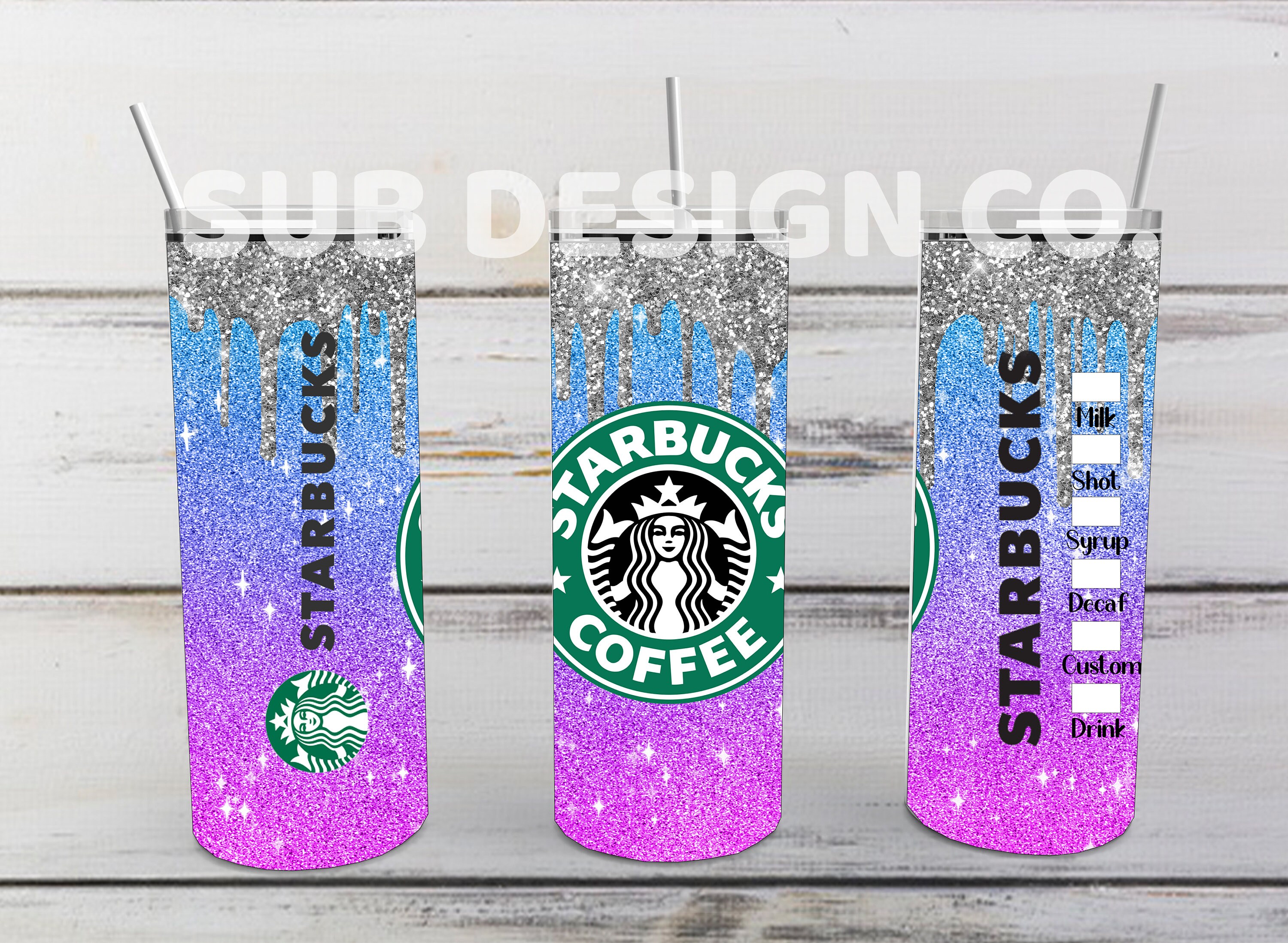 Starbucks tumbler sublimation design Etsy