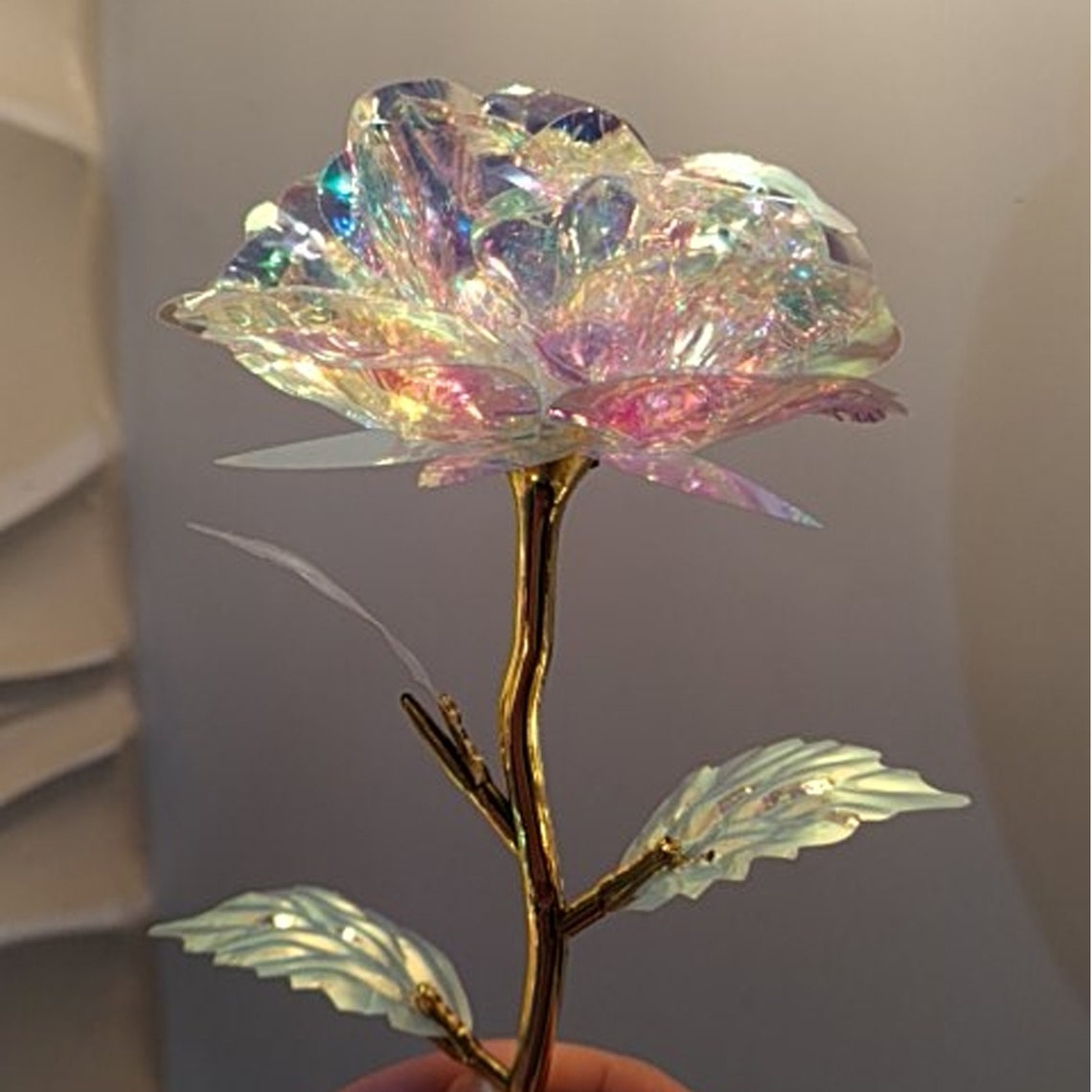 Artificial Crystal Rose Flowers Unique Graduation Gifts - Etsy