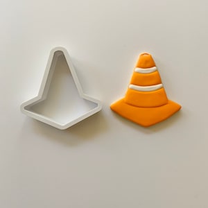 Traffic Cone Cookie Cutter