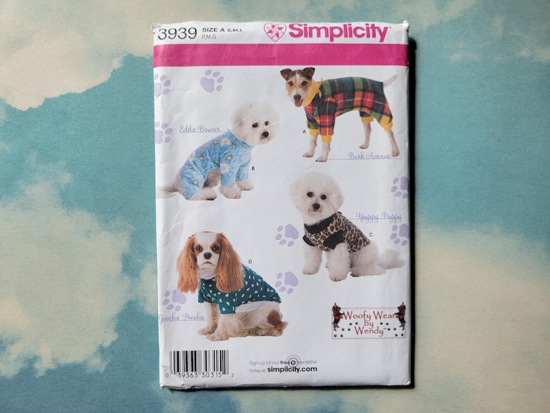 Simplicity Dog Clothes Sewing Patterns Bundle | Uncut Pet Clothing - Etsy