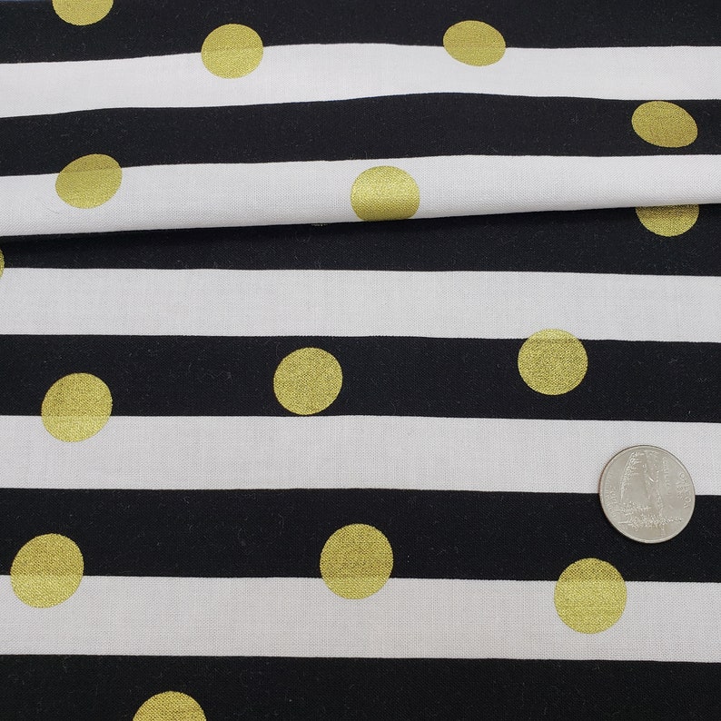 Gold Dots Quilt Cotton Fabric by the Yard or 1/2 Yard Etsy