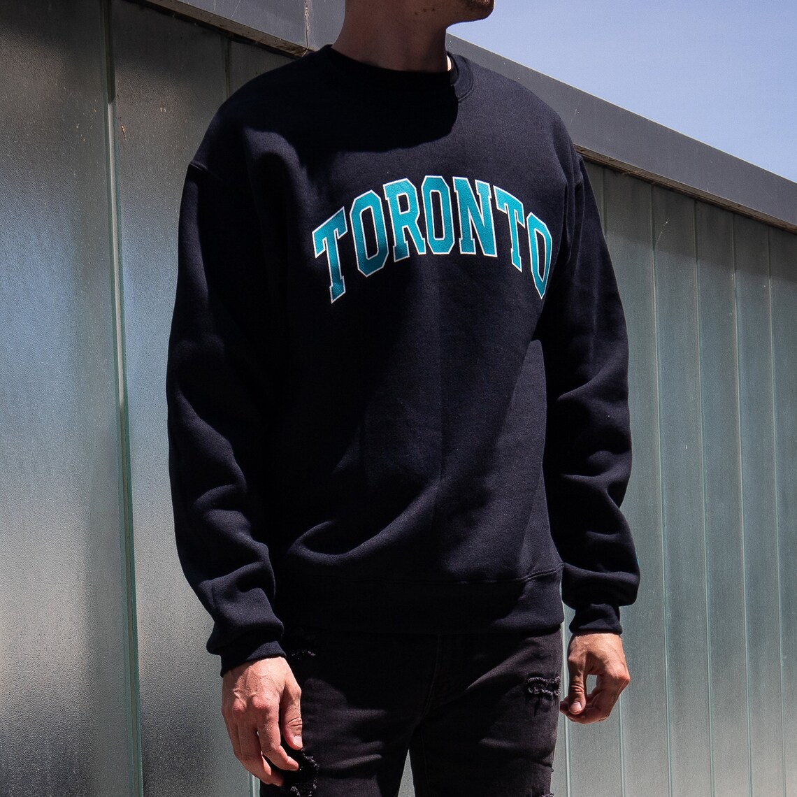 Toronto Varsity Crewneck Sweater Etsy