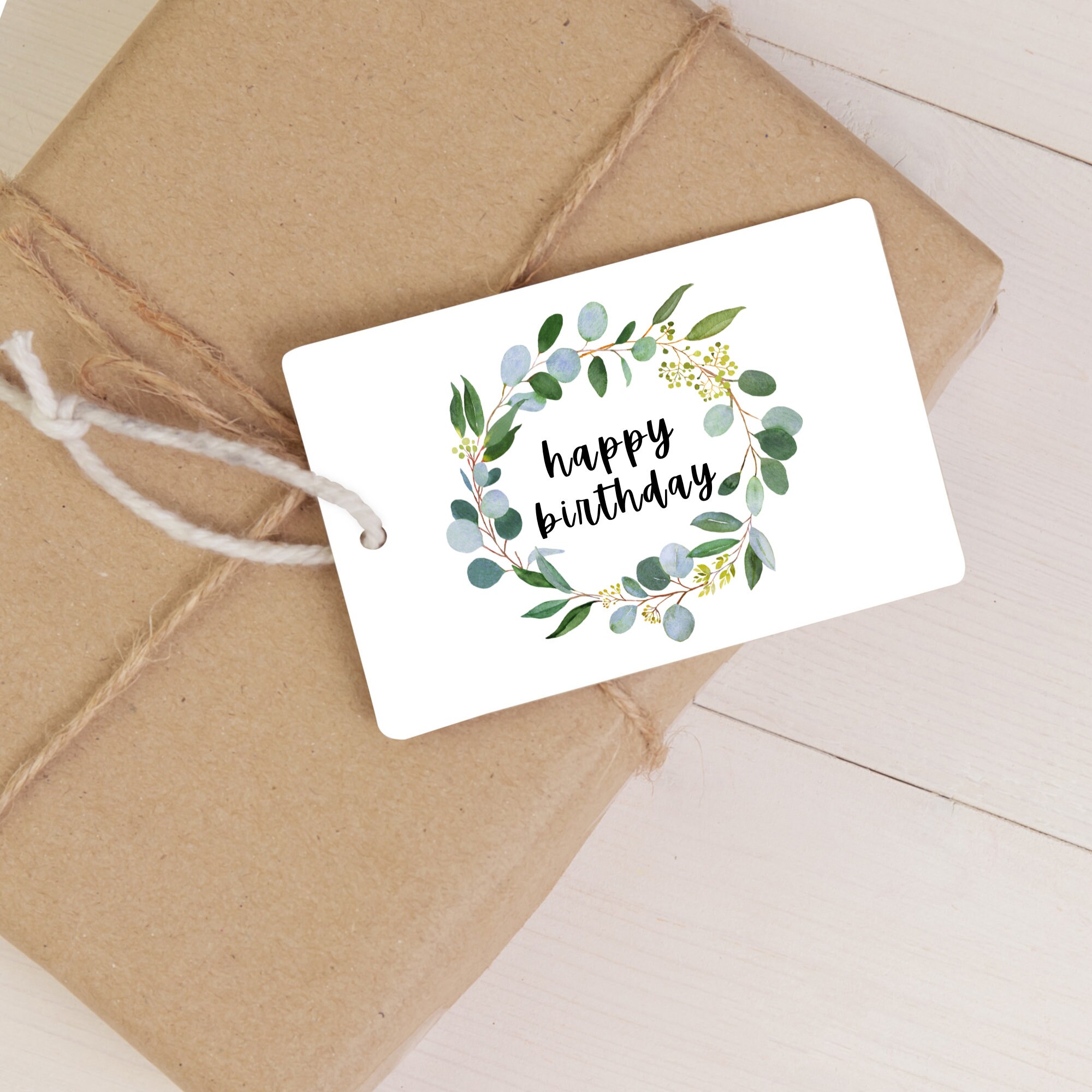 Happy Birthday Printable Card Birthday Gift Tag Birthday Card Digital ...
