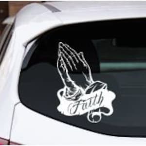 Prayer Hands Sticker 4257 - Prayer Stickers