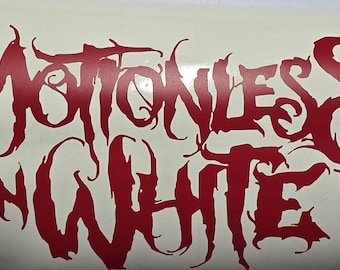 Motionless in White/Vinyl Decal/Heavy Metal/Metalcore