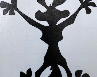 Wile E Coyote Splat Permanent Vinyl Decal – StarCraft HD Car Sticker