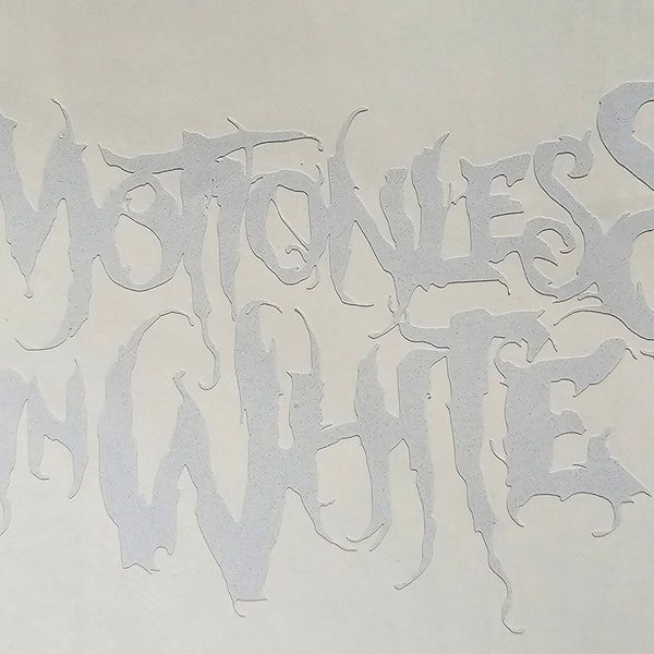 Motionless in White Vinyl Decal Etsy