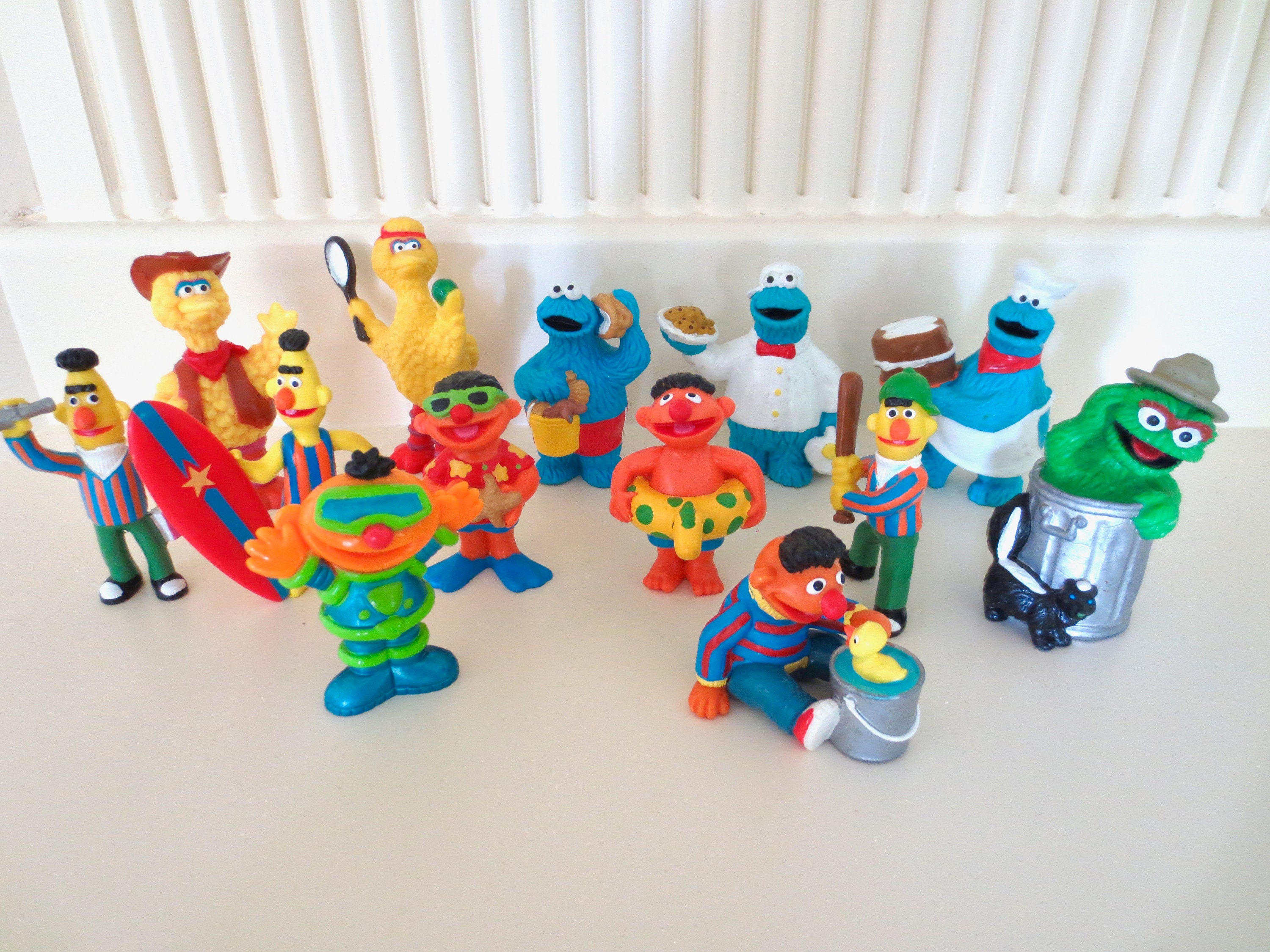 Vintage Sesame Street Characters From 1980s 1990s. Jim Henson Etsy