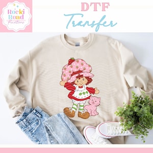 Berry Berry DTF Transfer | Made in 80s | Ready to Apply | Gift for Her | Retro 80s Cartoon | Cute Strawberry Doll | Trendy Apparel