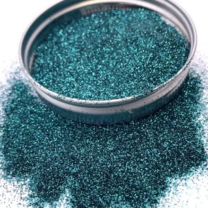 PARADISE | Blue Green Ocean Teal Turquoise Fine Metallic Polyester Glitter for Tumblers, Snow Globes, Body Art Makeup, Nail Art, Slime