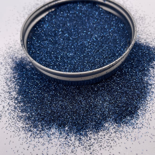 MARINERS | Navy Sea Blue Fine Metallic Glitter for Tumblers, Snow Globes, Resin Art, Nail Art, Body Makeup | Nautical Theme Glitter