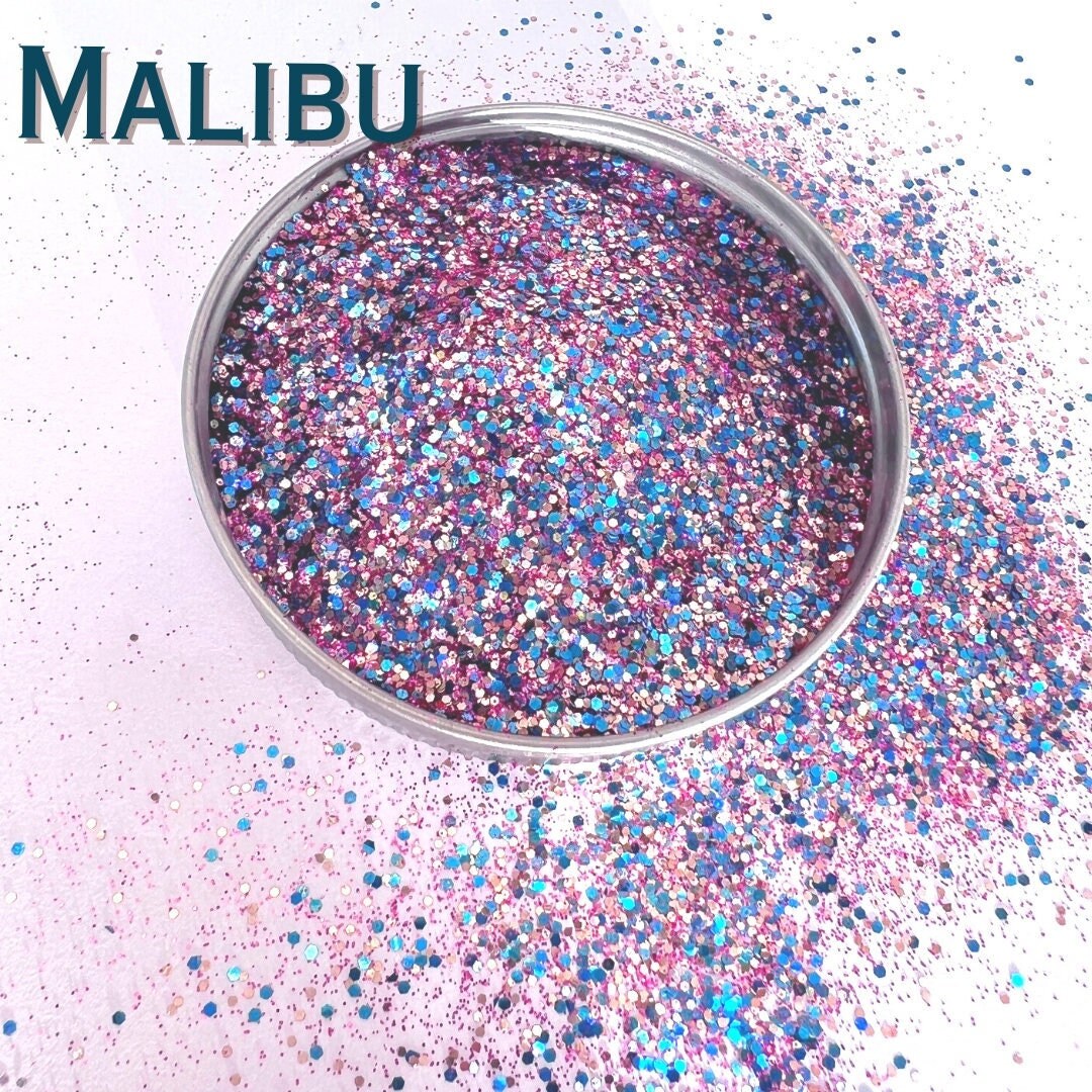 MALIBU Turquoise Gold Fuchsia Mini Chunky Mix Glitter for - Etsy MALIBU  Turquoise Gold Fuchsia Mini Chunky Mix Glitter for - Etsy