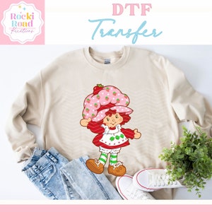 Fruity Berry Wave  DTF Transfer | Made in 80s | Ready to Apply | Gift for Her | Retro 80s Cartoon | Cute Strawberry Doll | Trendy Apparel