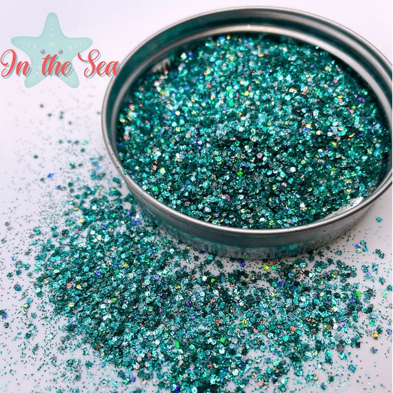 Aquamarine Chunky glitter for Resin Epoxy crafts