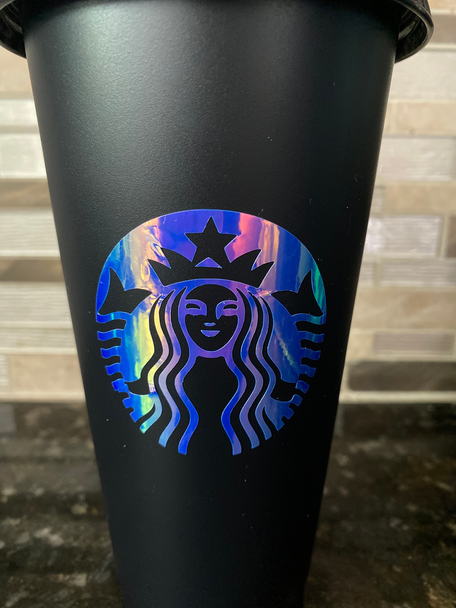 Tumbler with Starbucks logo | Etsy