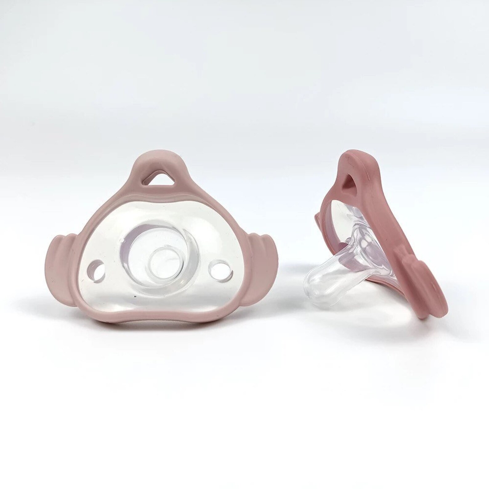 2pk Flexible Silicone BreastLike Dummy Pacifier Soother 03M Etsy