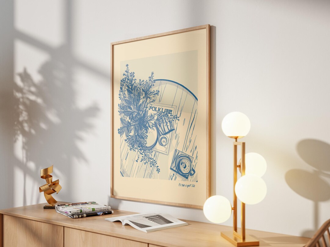 I'll Take a Quiet Life | Wall Art | Digital Download | Hand-drawn - Etsy