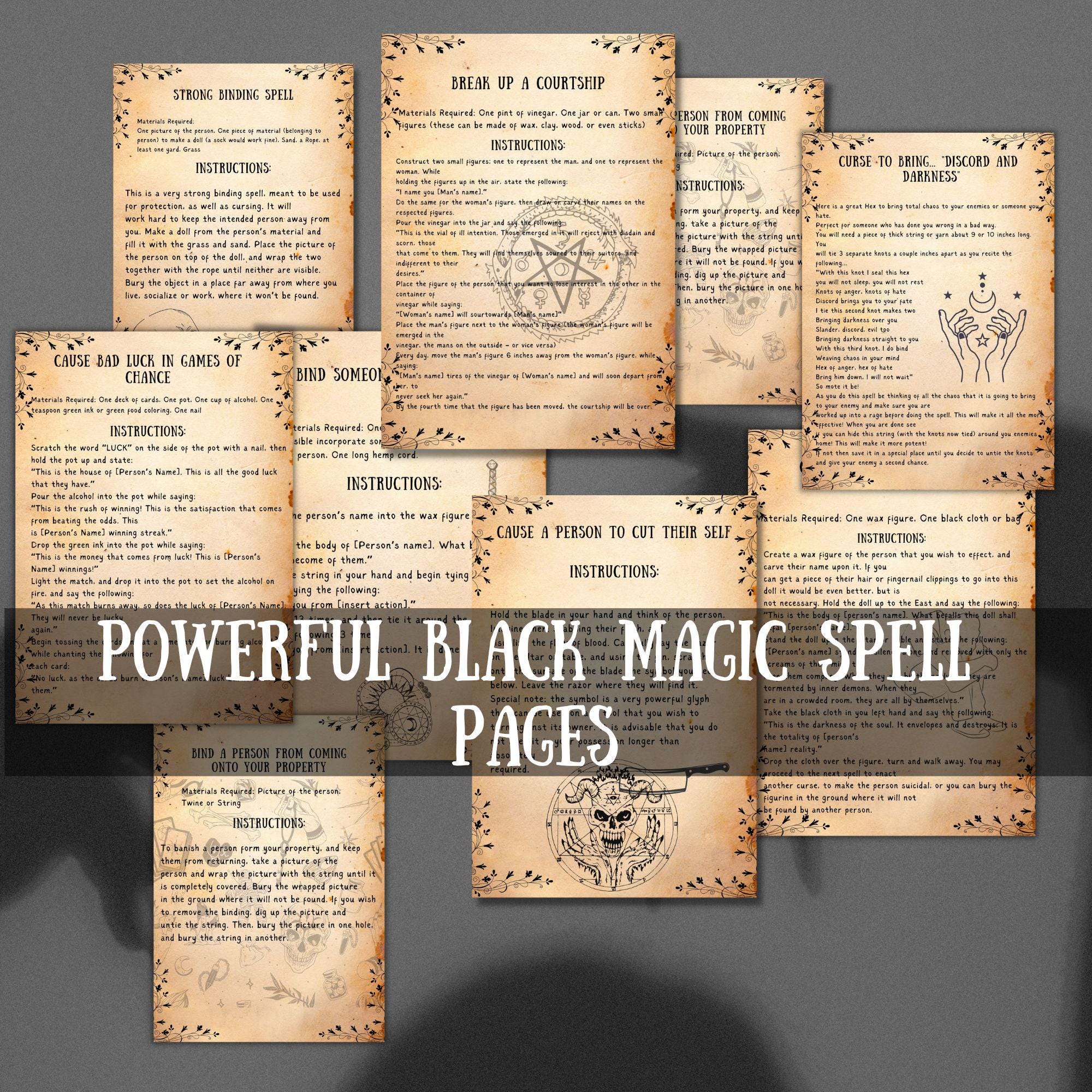 Occult Black Magic - Etsy