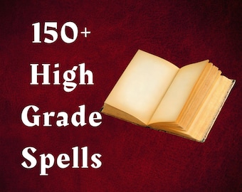 Libro de 151 hechizos efectivos, hechizos de brujas en PDF, brujería imprimible, Crowley, páginas de grimorio, libro de ocultismo, hoja de hechizos, pagano, libro electrónico, BOS