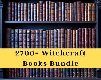 Ultimate Witchcraft books grimoire bundle, printable witch, pagan, occultism, spell books, Grimoires, Magic, Pagan Books, esoteric BOS