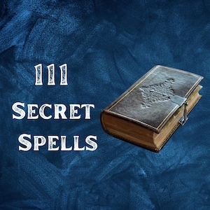 Real 112 book of spells, grimoire spells, book of shadows, wicca, beginner, witchy printable, BOS pages, wicca witch, rituals
