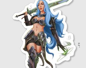 Warrior Vix Sticker