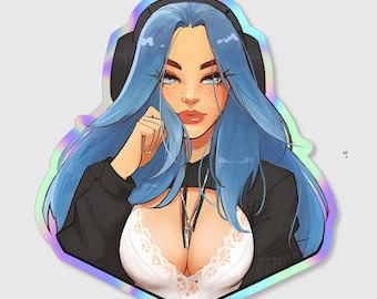 Holographic Tayvix Sticker