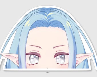 Elf Peeker Sticker